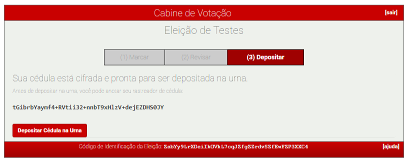 Cédula foi cifrada Cédula cifrada